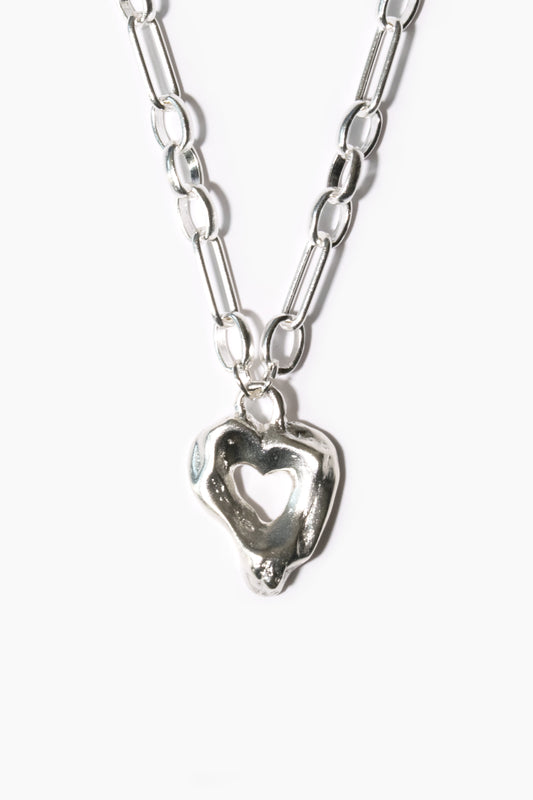 andre-jewelry-melting-heart-necklace-silver