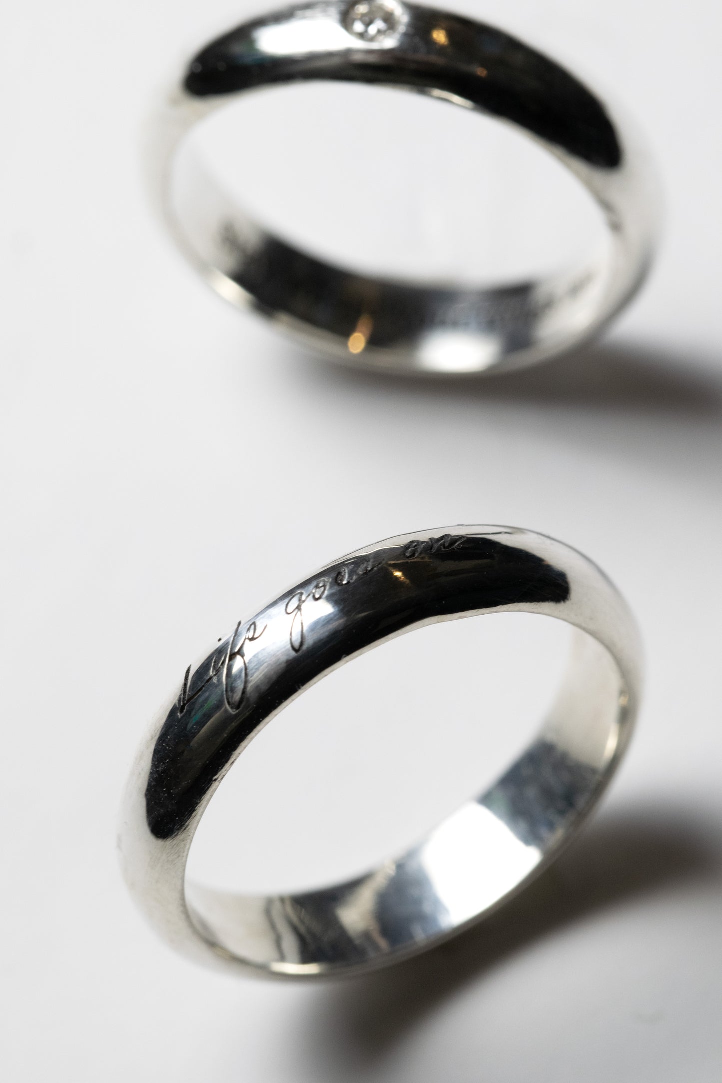 4mm Round Band with Custom Engraving