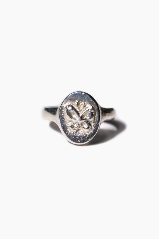Butterfly Signet Ring