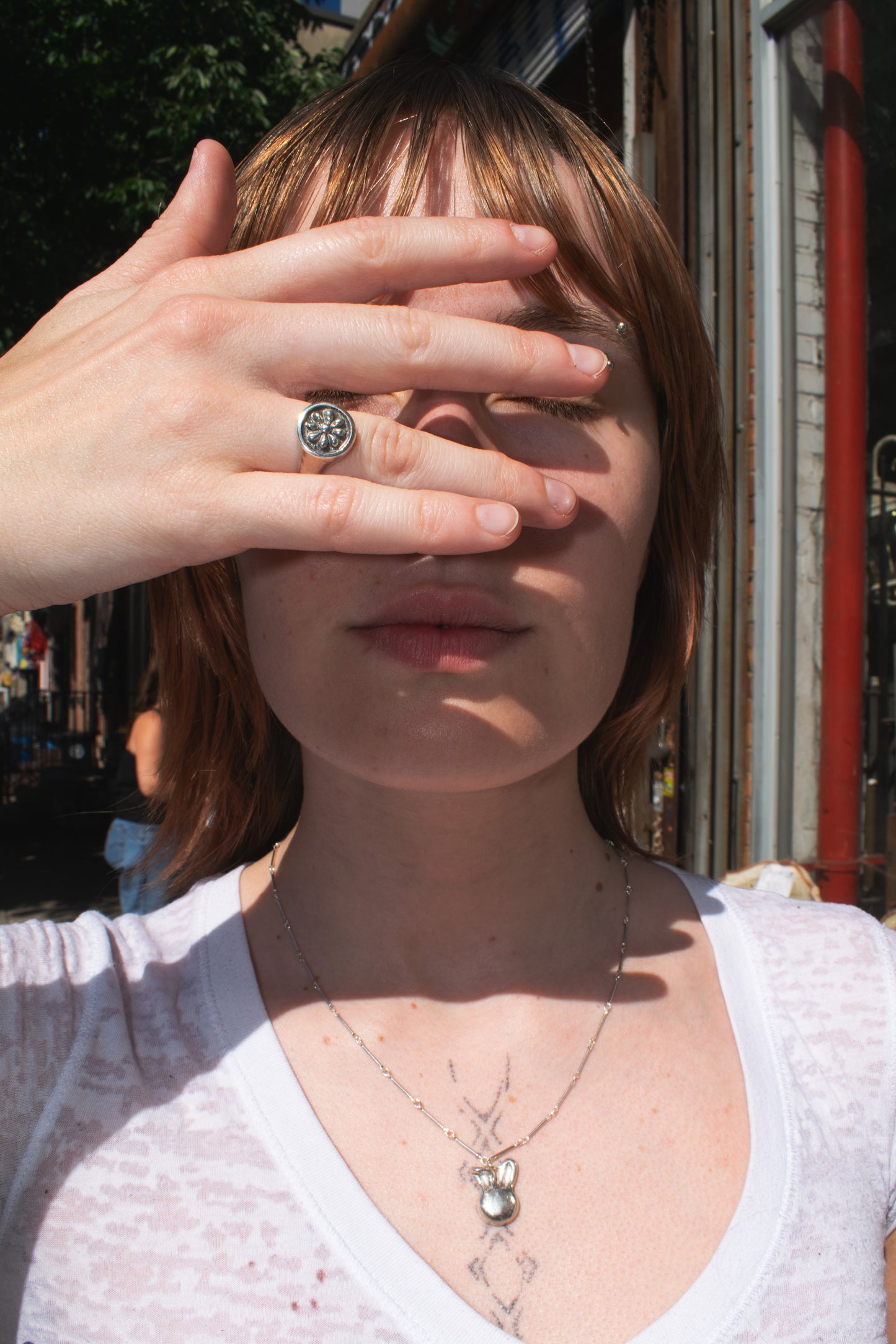 Daisy Signet Ring
