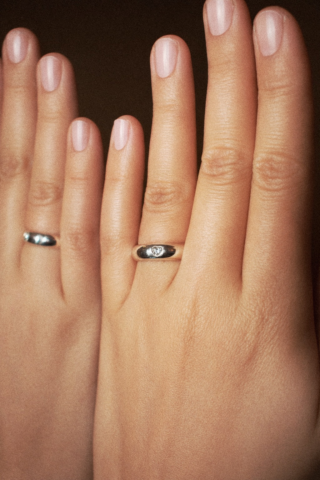 Heart Diamond Ring (Inside Engraving)