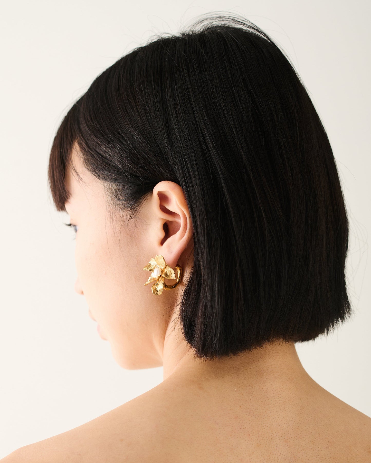 mermaid-hoop-flower-earrings-gold-andre-jewelry