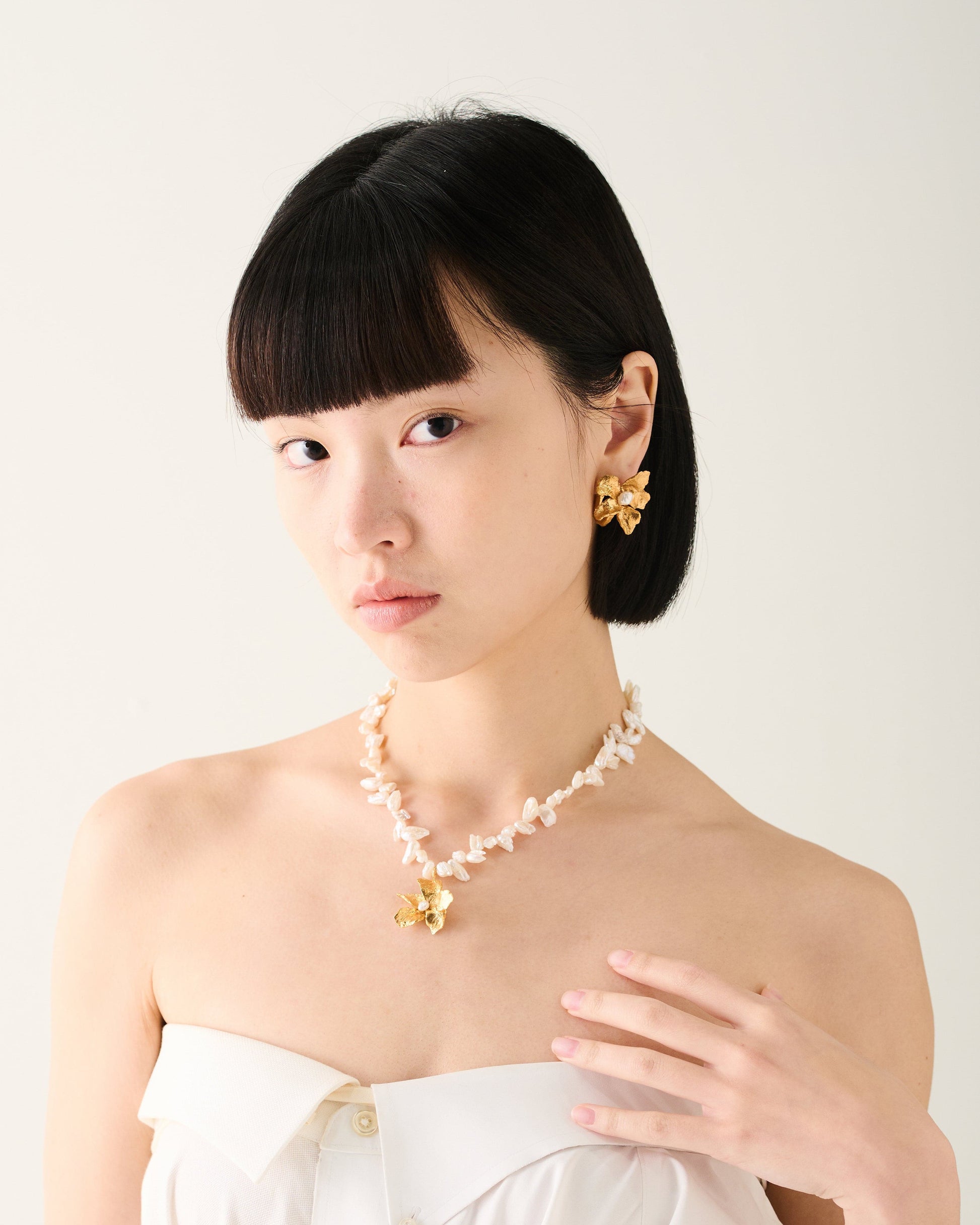 mermaid dress jewelry Athena Mermaid Top in Golden Pearl Wild & Free Jewelry