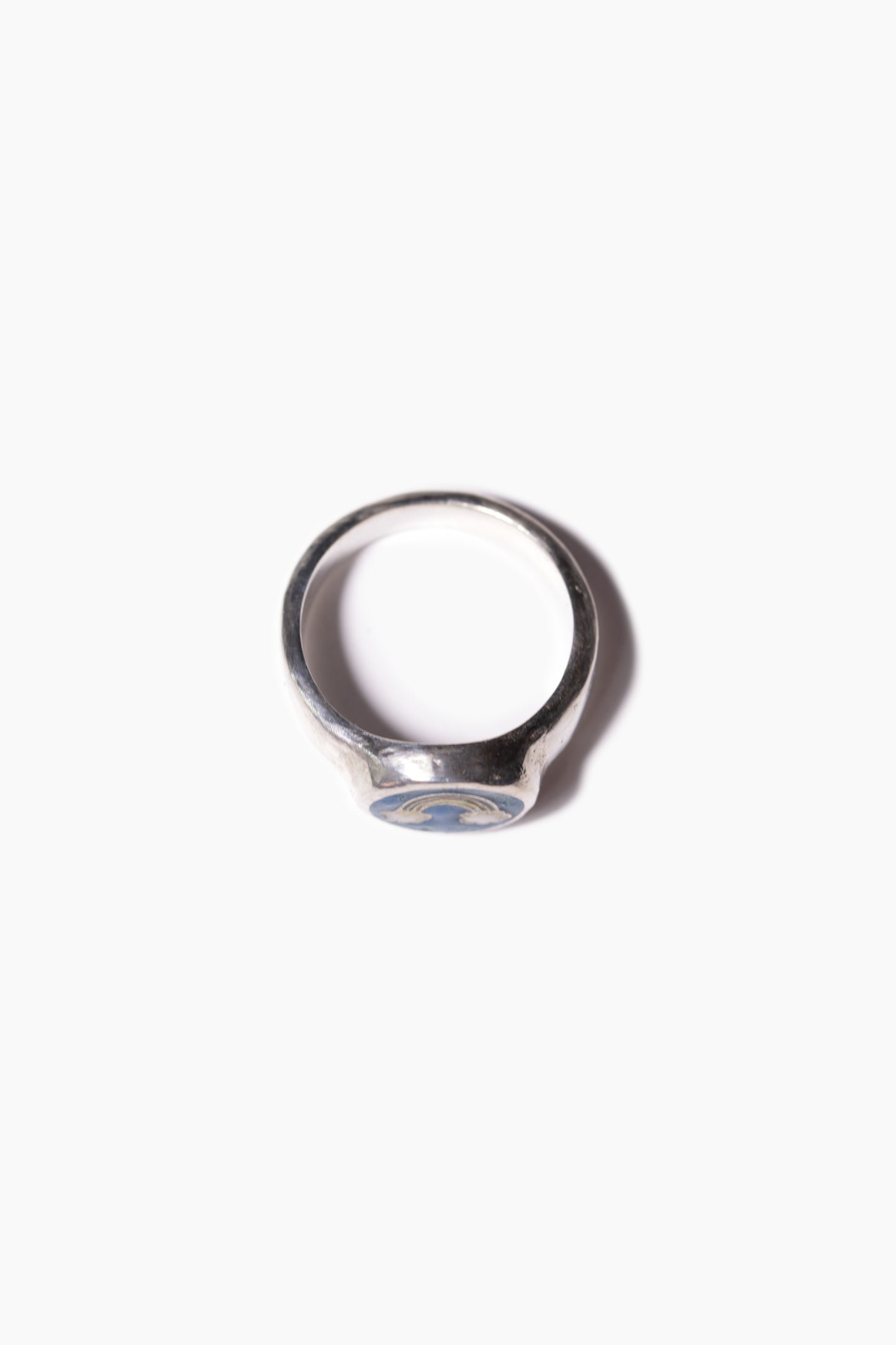 Mosaic Rainbow Signet Ring