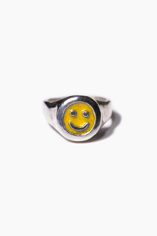 Don't Forget to Smile Signet Ring